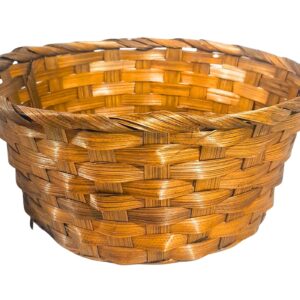 23cm x 10cm Round Wicker Basket