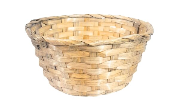 23cm x 10cm Round Wicker Basket - Image 2