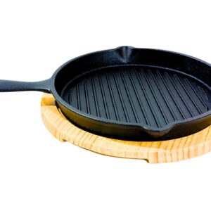 25cm Round Metal Iron Plate