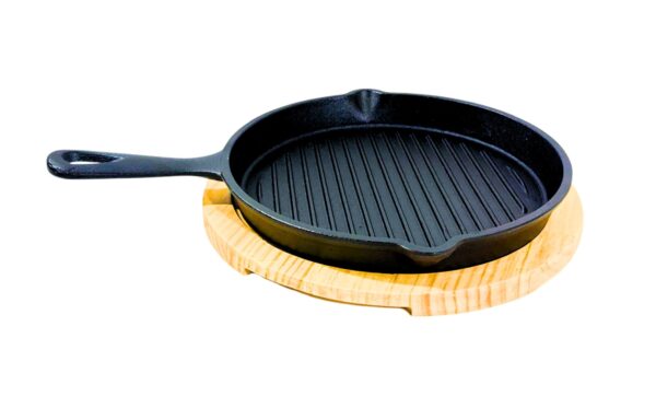 25cm Round Metal Iron Plate