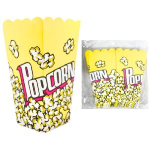 25pk 3.5" x 3.5" x 6" Paper Popcorn Container