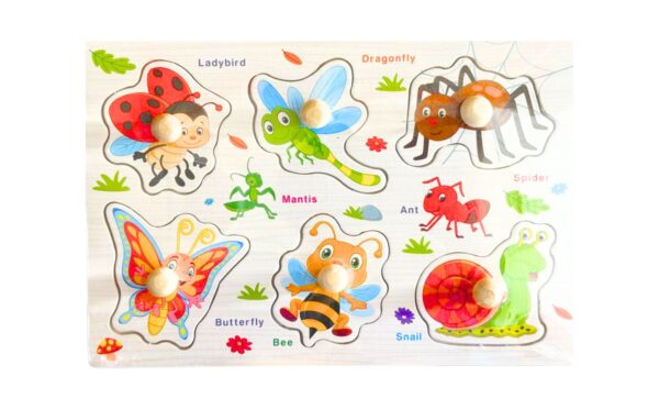 7pcs Asst Shapes Puzzle in 6" x 8.5" Tray - Image 2
