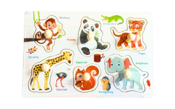 7pcs Asst Shapes Puzzle in 6" x 8.5" Tray - Image 4
