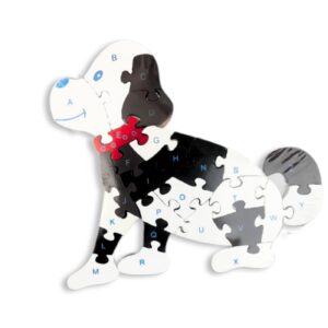 9" x 10" Wooden Dog Puzzle