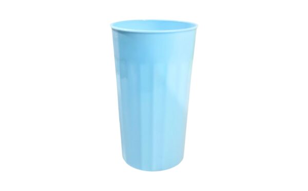 4pk 3" x 5" Plastic Tumblers w/ Vertical Ridges