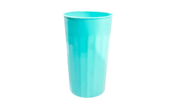 4pk 3" x 5" Plastic Tumblers w/ Vertical Ridges - Image 3