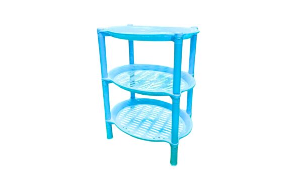 8" x 11" 3 Tier Oval Plastic Shelf