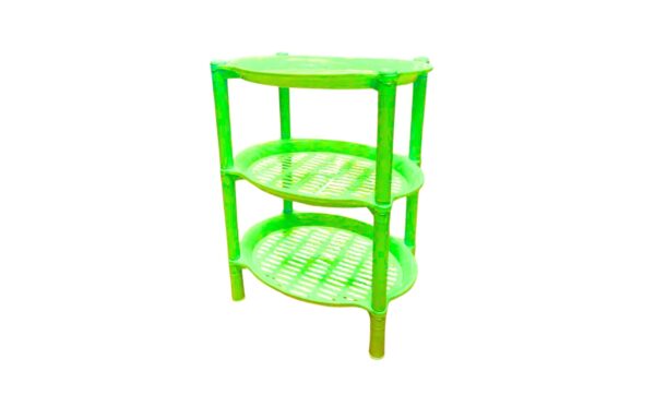 8" x 11" 3 Tier Oval Plastic Shelf - Image 3