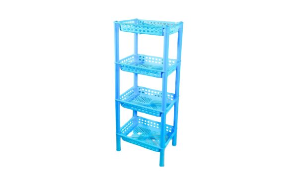 8.25" x 11" 4 Tier Rectangular Plastic Shelf