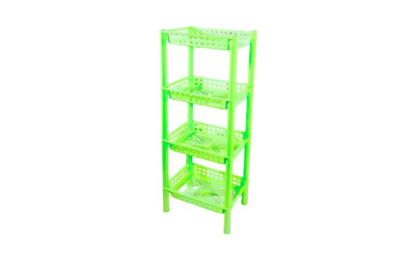 8.25" x 11" 4 Tier Rectangular Plastic Shelf - Image 4