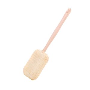 Sisal Bath Brush w/ Wood Handle