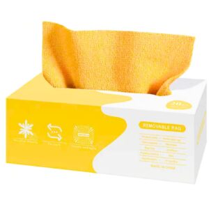 20pc 20cm x 20cm Microfiber Rags in Box