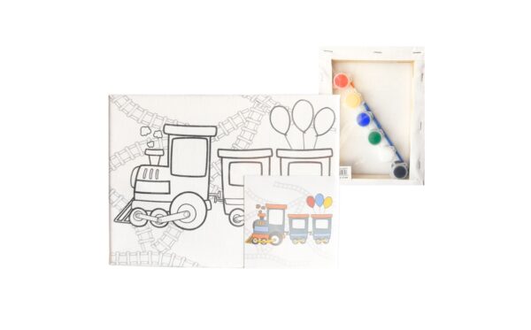 15cm x 20cm Canvas Painting Set - Image 2