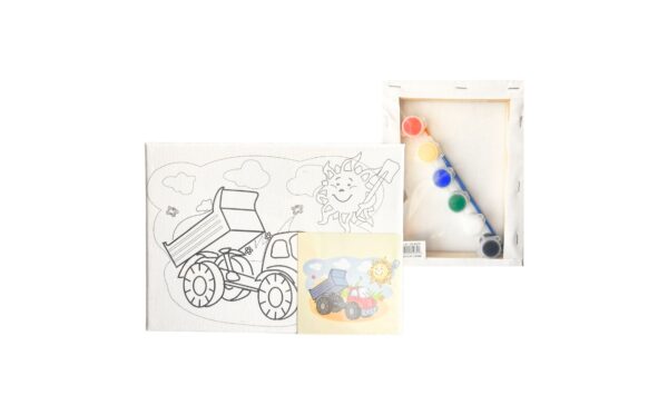 15cm x 20cm Canvas Painting Set - Image 3