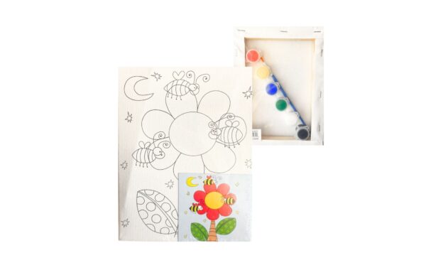 15cm x 20cm Canvas Painting Set - Image 5