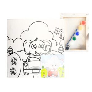 20cm x 20cm Canvas Painting Set