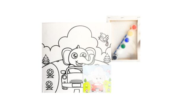 20cm x 20cm Canvas Painting Set