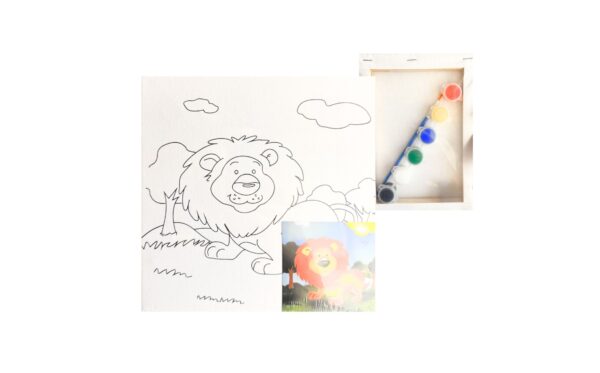 20cm x 20cm Canvas Painting Set - Image 4