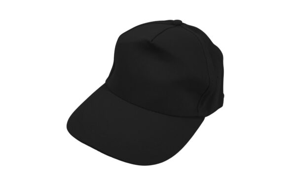 Solid Color Denim Cap w/ Velcro Strap - Image 4
