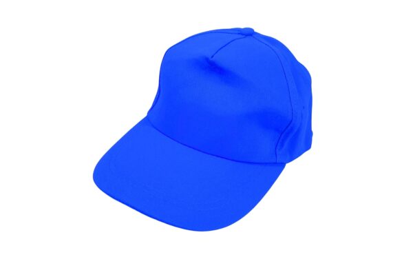 Solid Color Denim Cap w/ Velcro Strap - Image 2