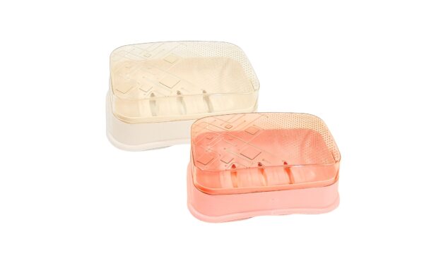 2pc Soap Box w/ See Thru Cover