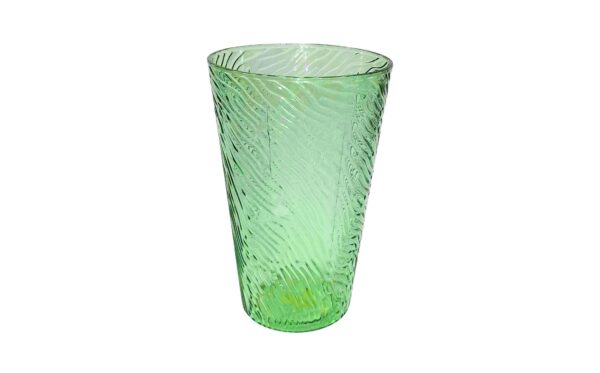 8cm x 13cm Hard Plastic Tumbler w/ Embossed Streaks - Image 2
