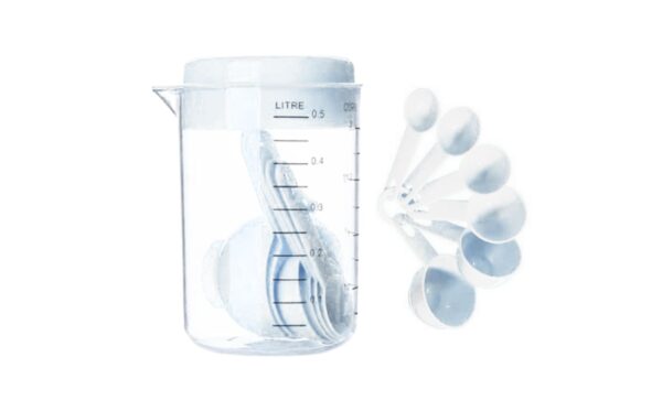 Covered Measuring Cup Set w/ 6 Spoons - Image 4