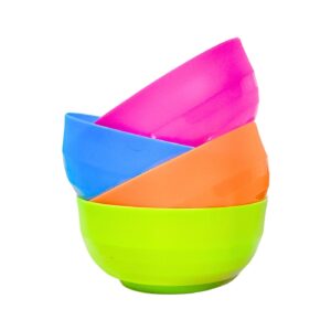 4pc 5.5" Plastic Bowl in Net