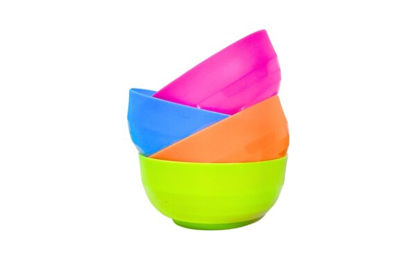 4pc 5.5" Plastic Bowl in Net