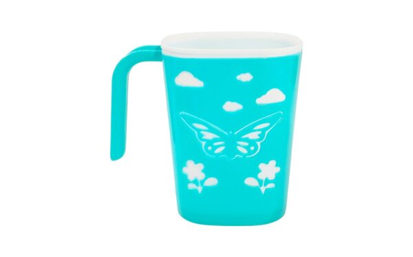 3.25" x 4.25" Square Plastic Cup w/ Cut-Out Designs - Image 3