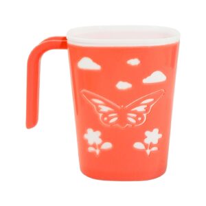 3.25" x 4.25" Square Plastic Cup w/ Cut-Out Designs