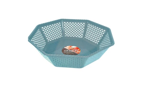 9" Octagonal Plastic Basket - Image 2