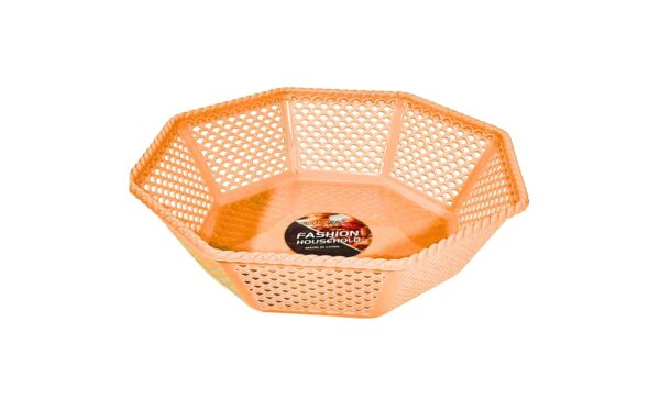 9" Octagonal Plastic Basket - Image 3
