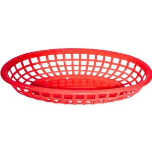 6" x 9.5" Oval Plastic Basket