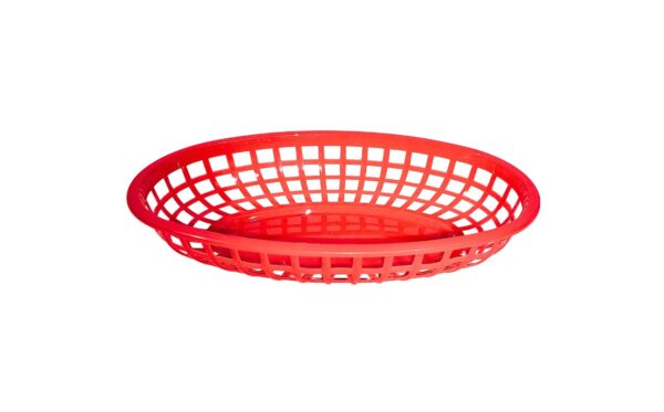 6" x 9.5" Oval Plastic Basket