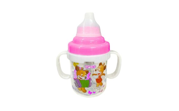Hard Plastic Baby Training Cup w/ Sipper & Nipple