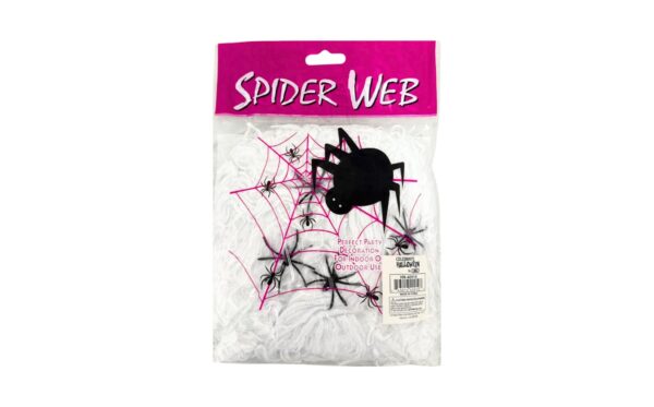 2oz Spider Web w/ 4 Spiders