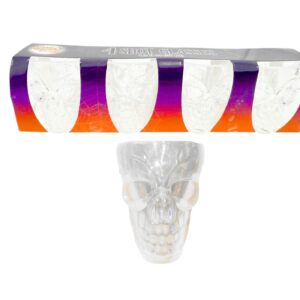 4pc Acrylic Shot Glass 'Skull'