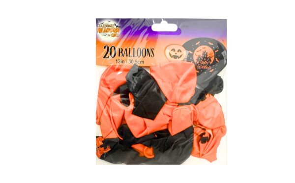 20pk 12" Halloween Latex Balloon