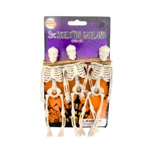 3pk 5 7/8" Hanging Skeleton Decoration