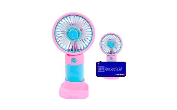 3" Single Speed Rechargeable Hand Fan - Image 3