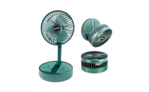 6" 3 Speed Folding Rechargeable Fan