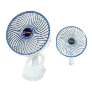 6.25" 3 Speed Rechargeable 4 Way Fan