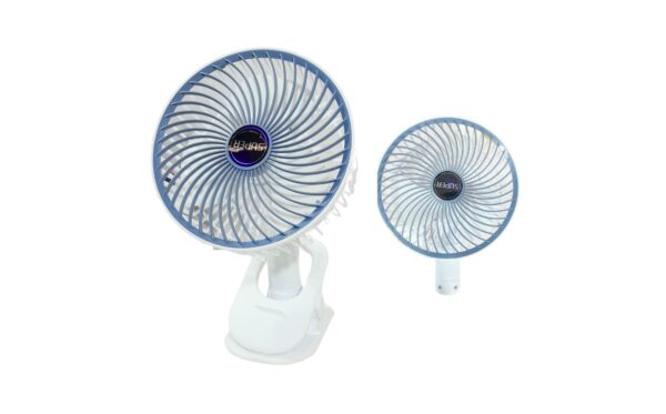 6.25" 3 Speed Rechargeable 4 Way Fan