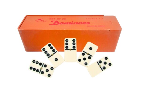 Dominoes in Plastic Box 'Aero Plane'