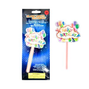 Glow Wand 'Happy Birthday'