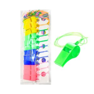 24pk Plastic Whistle