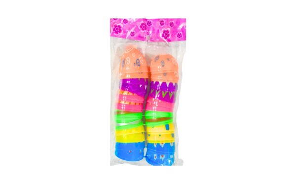 12pk 2" Printed Plastic Egg