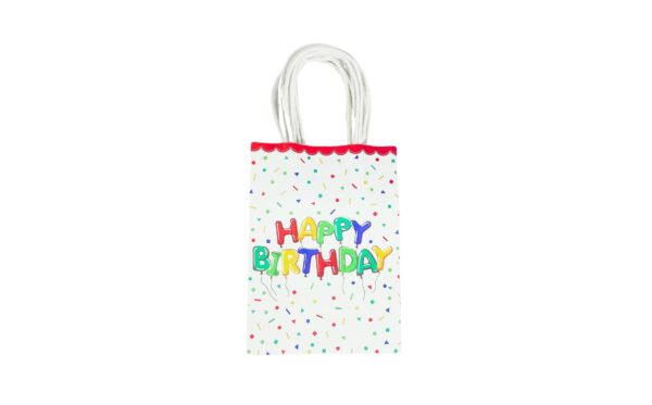 6pk 5" x 7" Treat Gift Bag 'Happy Birthday'