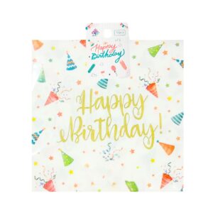 15pk 6.5" Paper Napkins 'Happy Birthday'